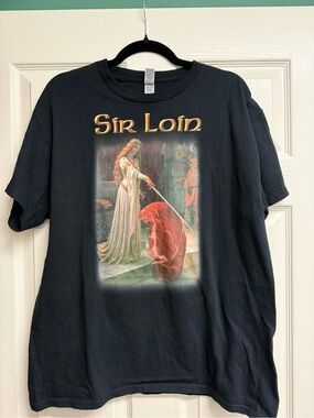 Novelty Black Graphic Short Sleeve Tee
